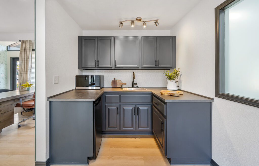 kitchen with stainless steel appliances