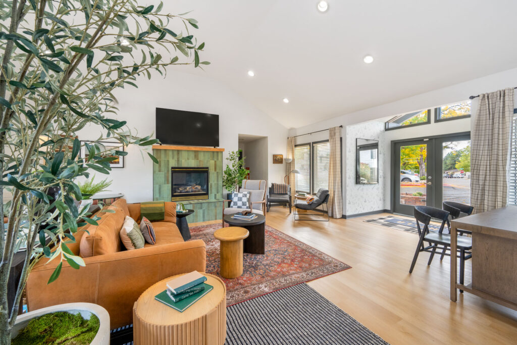 leasing office with lounge